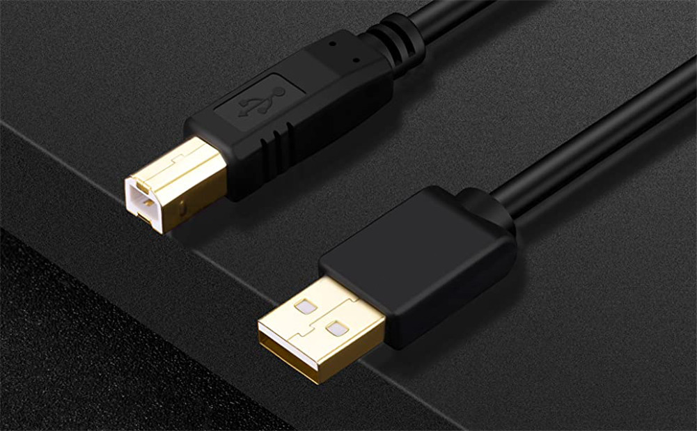 ပရင်တာကြိုး 9FT၊ USB ပရင်တာကြိုး မြန်နှုန်းမြင့် USB 2.0 A အထီး (၈) ခု၊