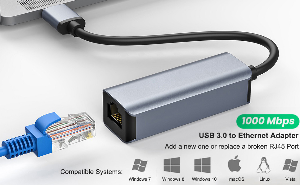 Cuibheoir Ethernet USB 3.0 (8)