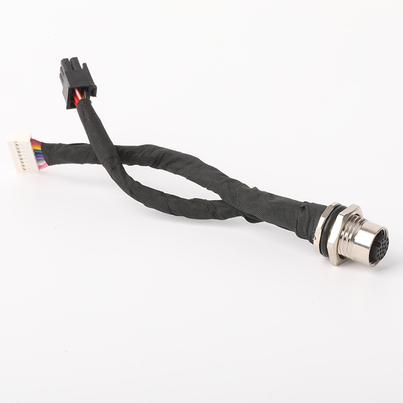 M12-17P front lock female connector harness cable (8)