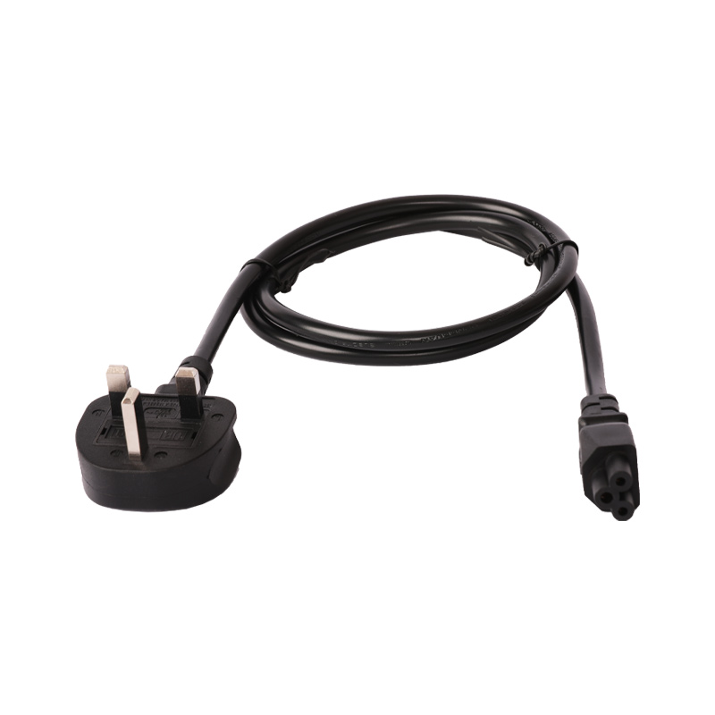 UK 3pin Plug to C5 tail power cord (3)